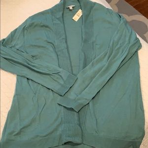 NWT Talbots open cardigan sweater